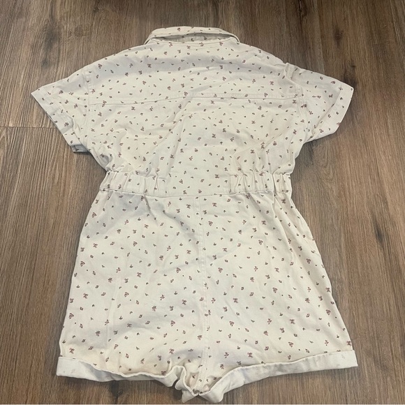 Altar’d State Skylar Cargo Romper Floral Women’s Small Cottagecore Boho Coquette - Picture 3 of 10